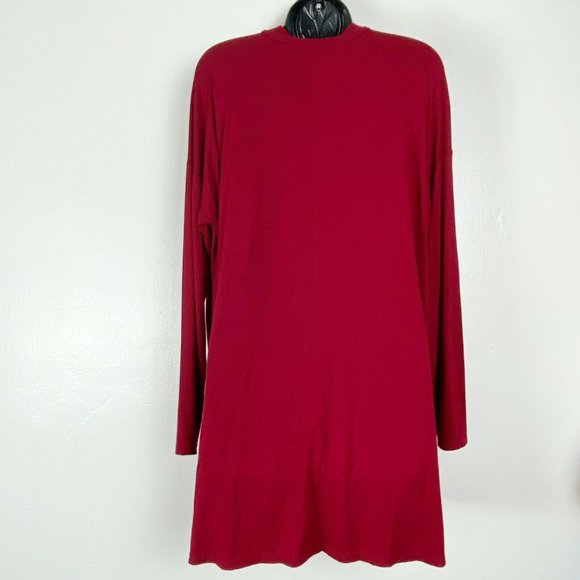 Eileen Fisher Mock Neck Lightweight Viscose Jersey - Picture 6 of 11